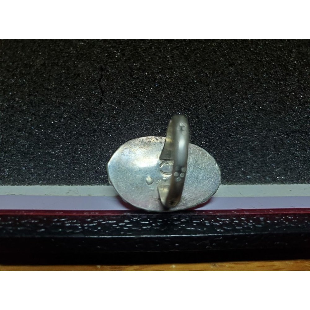 Native Sterling Silver/Turquoise Ring - image 3